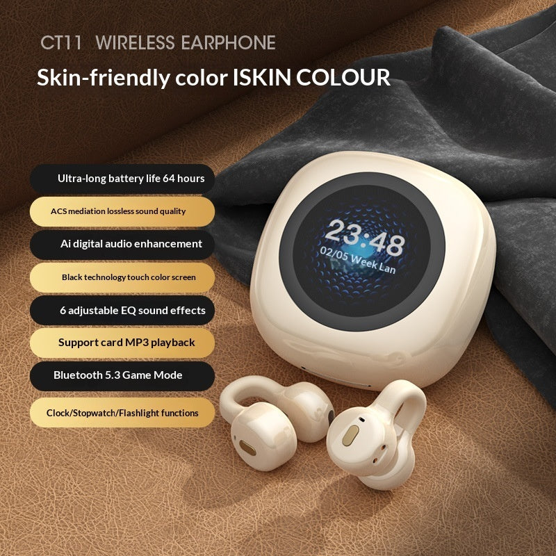 AI Translator Wireless Earbuds — Noise-Canceling Bluetooth with Live Translation