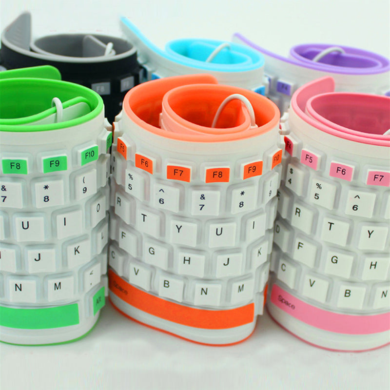 Foldable Silicone Keyboard — Silent, Waterproof & Portable