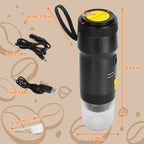 Portable Espresso Maker — Cordless Self-Heating Coffee Machine for Car & Travel