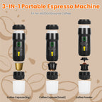 Portable Espresso Maker — Cordless Self-Heating Coffee Machine for Car & Travel