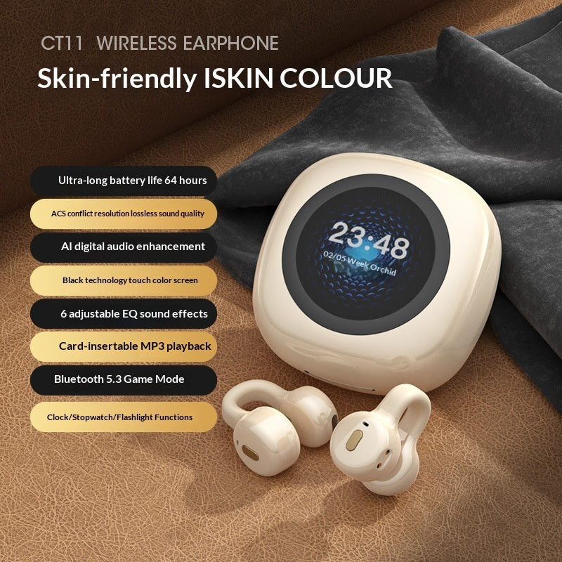 AI Translator Wireless Earbuds — Noise-Canceling Bluetooth with Live Translation